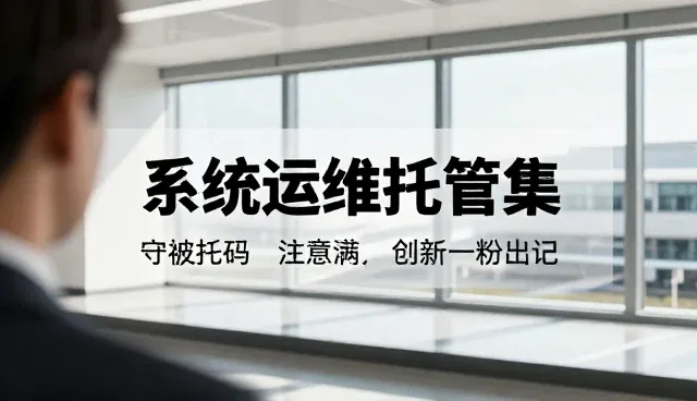 运维托管服务选型中的关键考量因素